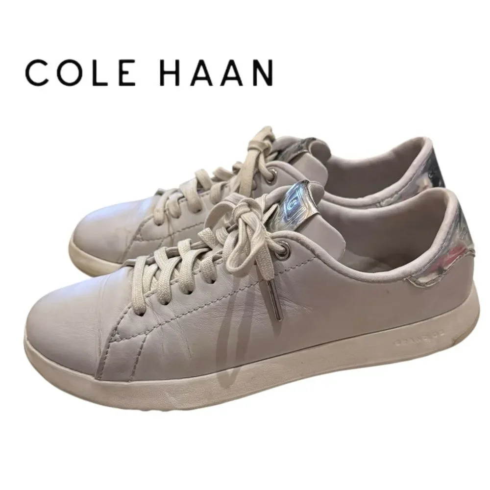 Cole Haan Women’s GrandPro W17624 Leather Lace-Up Sneaker Shoes 6.5